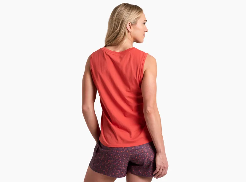 Kuhl Women's Vega Tank in Sunset Orange-1