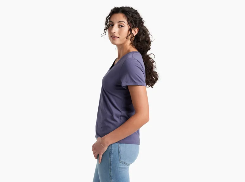 Kuhl Women's Vega Tee in Nocturne Blue-2