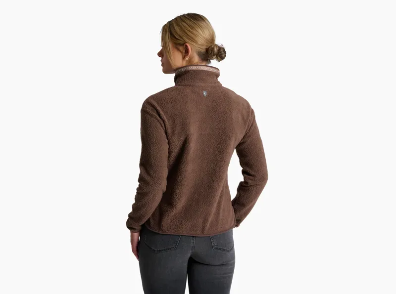 Kuhl Women's Hygge 1/2 Zip in Coffee-2