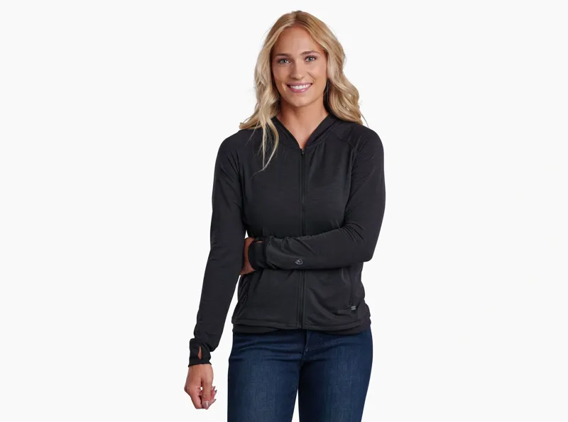 Kuhl Women's Inspira Full Zip Hoody in Black