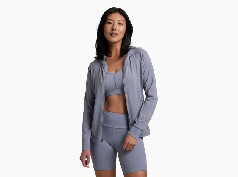 Kuhl Women's Inspira Full Zip Hoody in Violet Haze-3