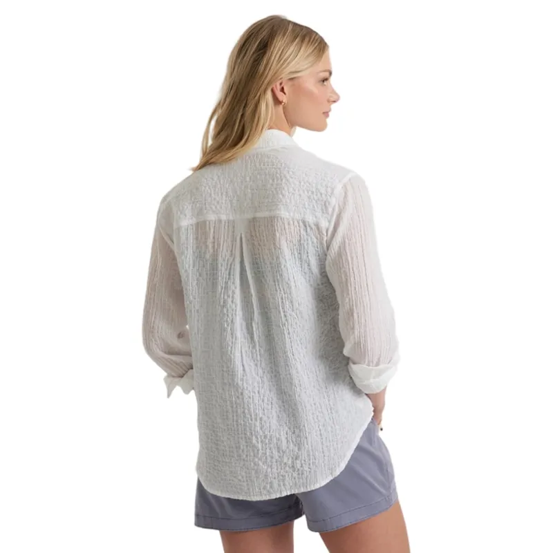 Kuhl Women's Marlie Long Sleeve Shirt in White-1
