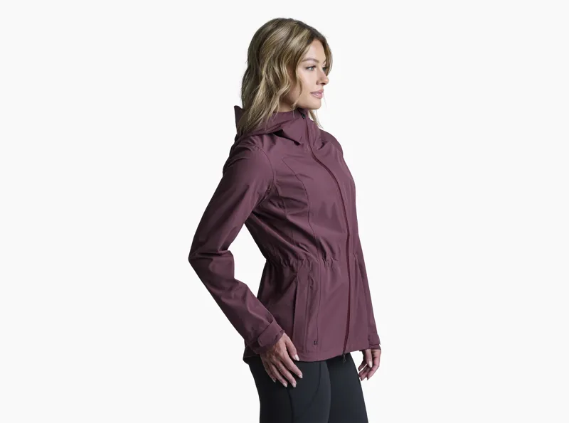 Kuhl Women's Stretch Voyagr Jacket in Raisin-2