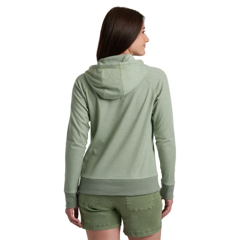 Kuhl Women's Stria Pullover Hoody in Slate Green-1