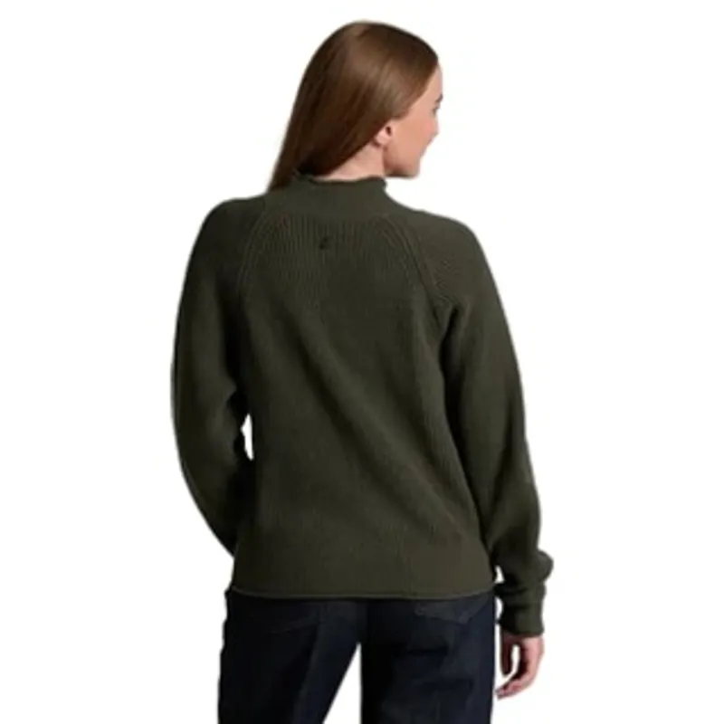 Kuhl Women's Strova Roll Neck Sweater in Rosemary-2
