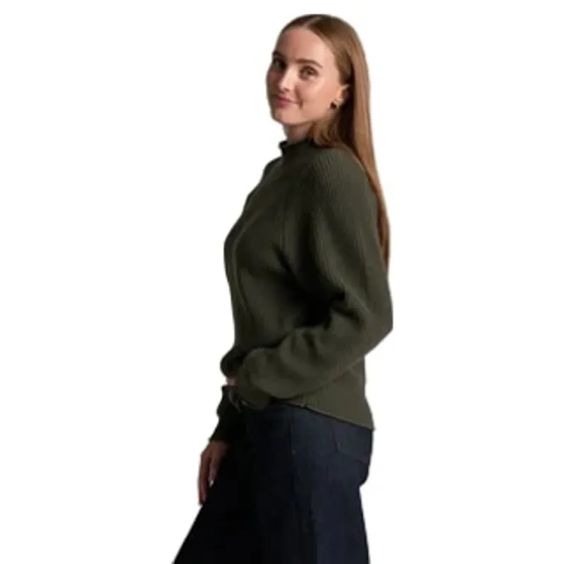 Kuhl Women's Strova Roll Neck Sweater in Rosemary-3