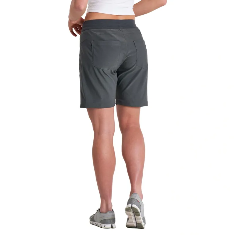 Kuhl Women's Trekr Pull-On Short 8 inch in Charcoal-1