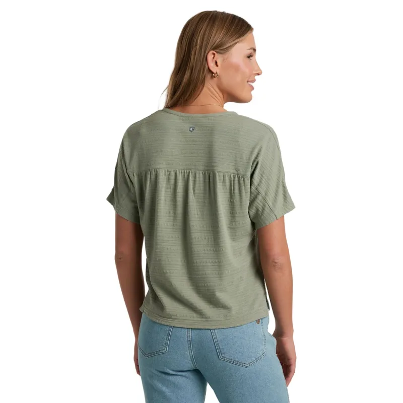 Kuhl Women's Willa Short Sleeve Shirt in Slate Green-1