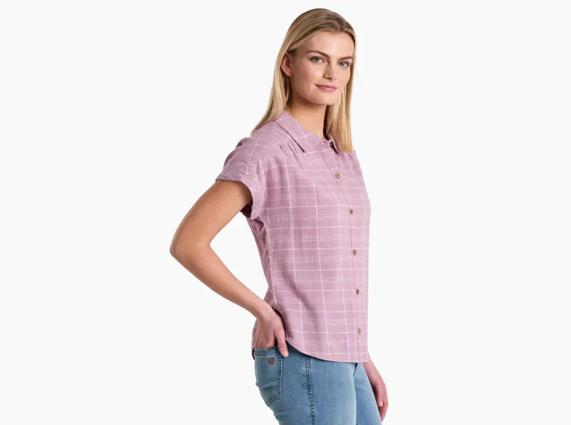 【KOOLOSET】Breeze Check Half Shirt KÜHL Breeze™ in Men's Short Sleeve | KÜHL Clothing