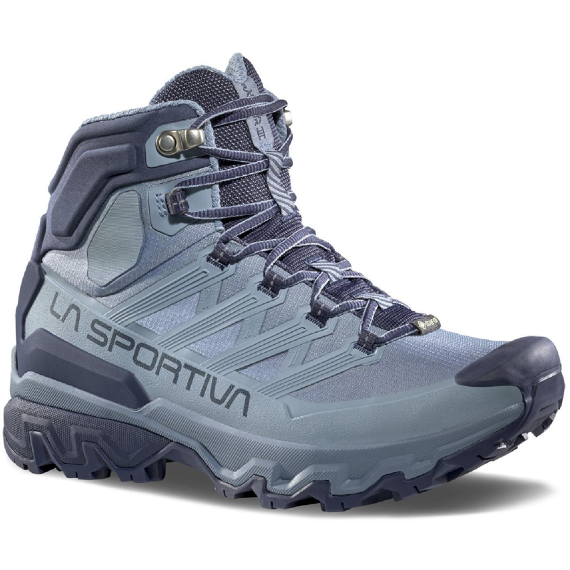 La Sportiva Women's Ultra Raptor 3 Mid GTX in Limestone/Night Sky-1