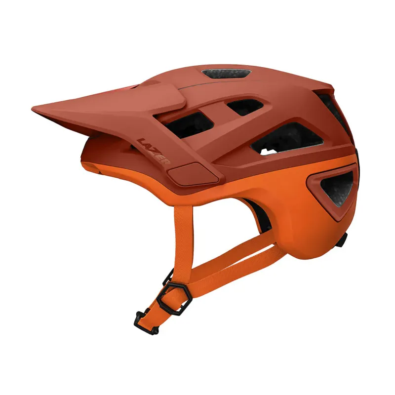 Lazer Jackal KinetiCore Helmet in Matte Rust Orange-1
