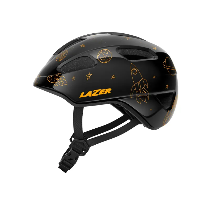 Lazer Kid's Pnut Kineticore 2.0 Helmet in Flying Rocket-2