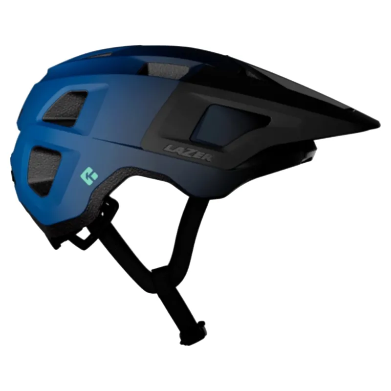 Lazer Kid's Finch Kineticore Helmet in Matte Blue Black