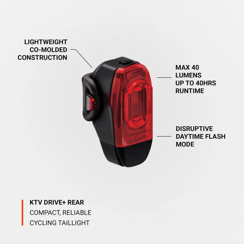 Lezyne KTV DRIVE+ Rear Light-4