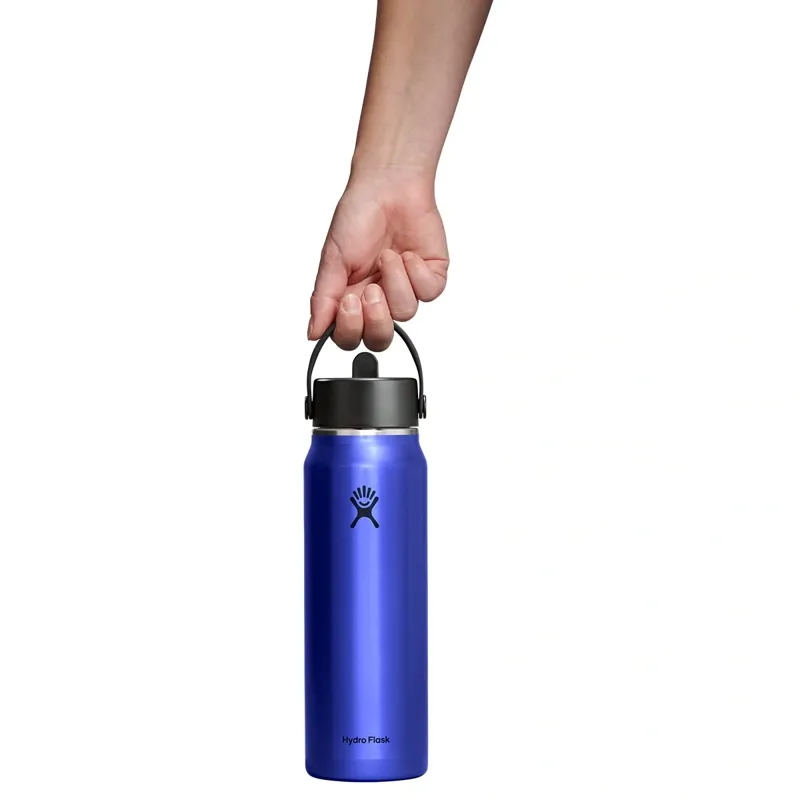 Hydro Flask Lightweight Wide Flex Straw Cap 32oz in Sapphire Blue-2
