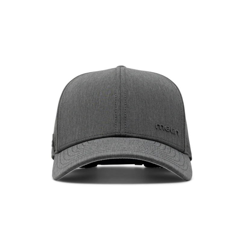 Melin Hats Compass Hydro Performance Snapback Hat in Charcoal Heather-1