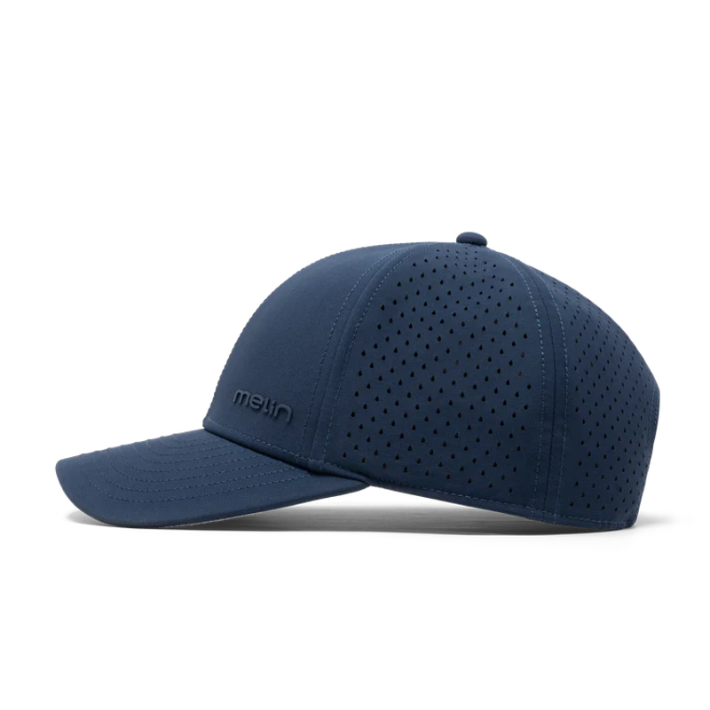 Melin Hats Compass Hydro Performance Snapback Hat in Navy-2