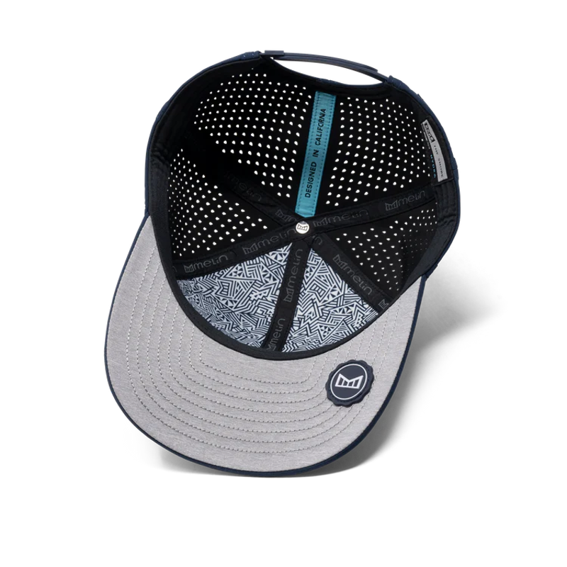 Melin Hats Compass Hydro Performance Snapback Hat in Navy-4