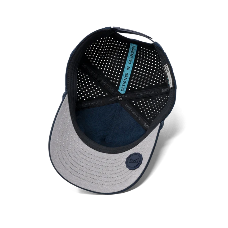 Melin Hats Odysea Rope Bulls Icon Hydro Hat in Navy-3