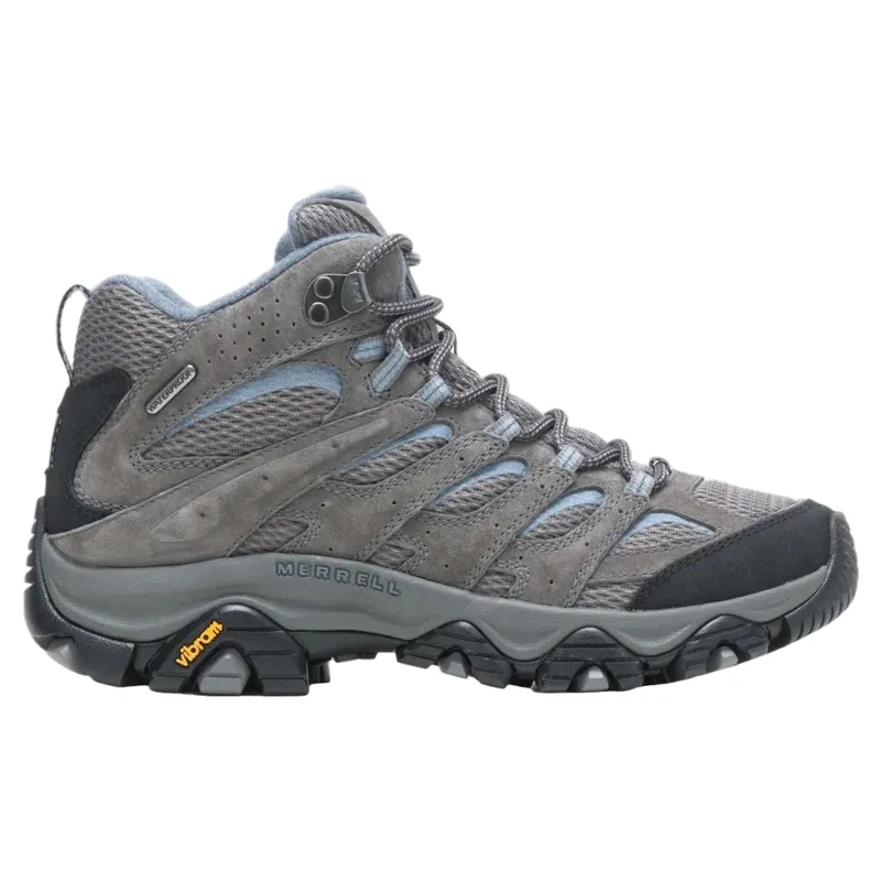 Merrell Women's Moab 3 Mid WP Hiking Boot in Granite