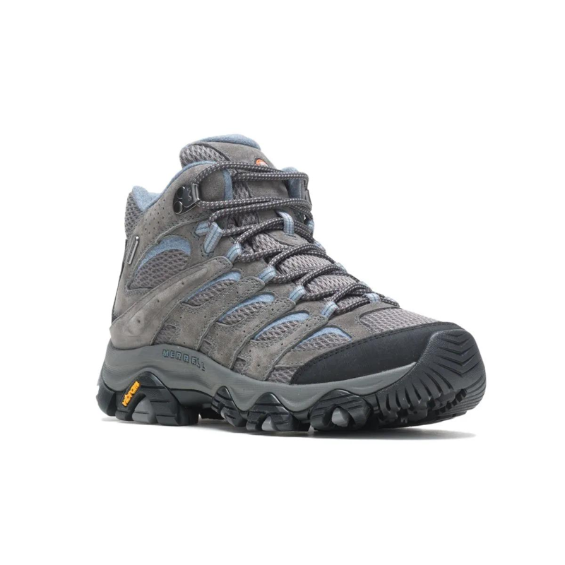 Merrell Women's Moab 3 Mid WP Hiking Boot in Granite-1