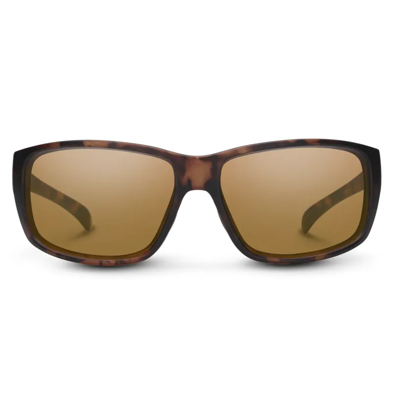 Suncloud Milestone Sunglasses in Matte Tortoise w/Brown Polarized Lens-1