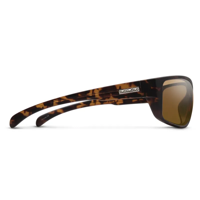 Suncloud Milestone Sunglasses in Matte Tortoise w/Brown Polarized Lens-2