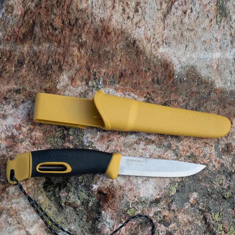Morakniv Companion Spark Knife in Yellow-4