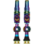 Muc-Off Big Bore Lite Tubeless Valve Stems Medium 35mm in Iridescent