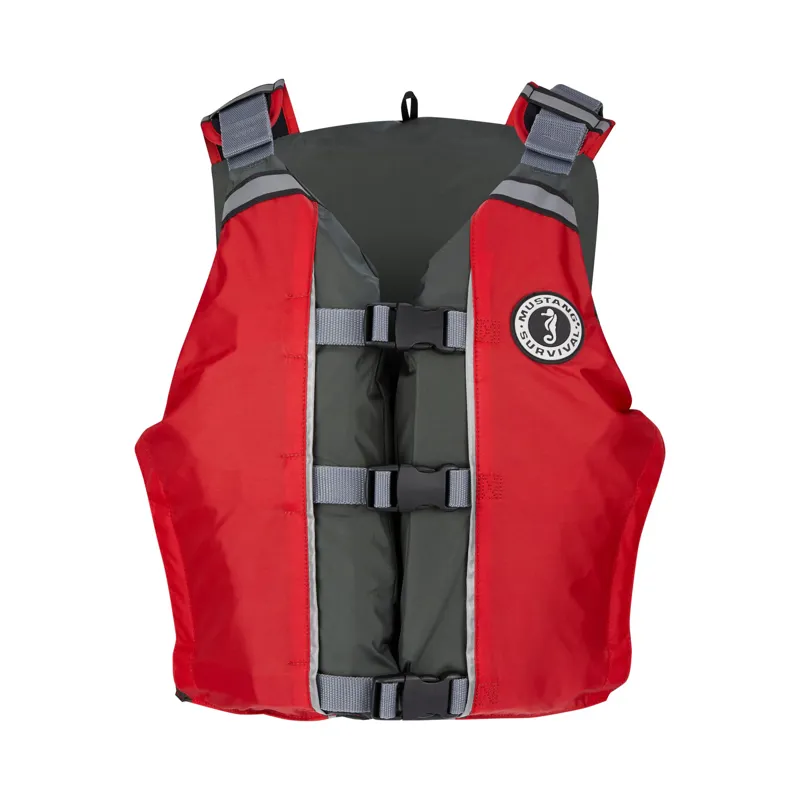 Mustang Survival APF Foam Vest in Red/Grey