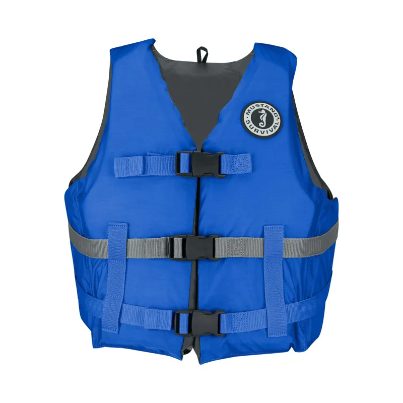 Mustang Survival Livery Foam Vest in Blue-1