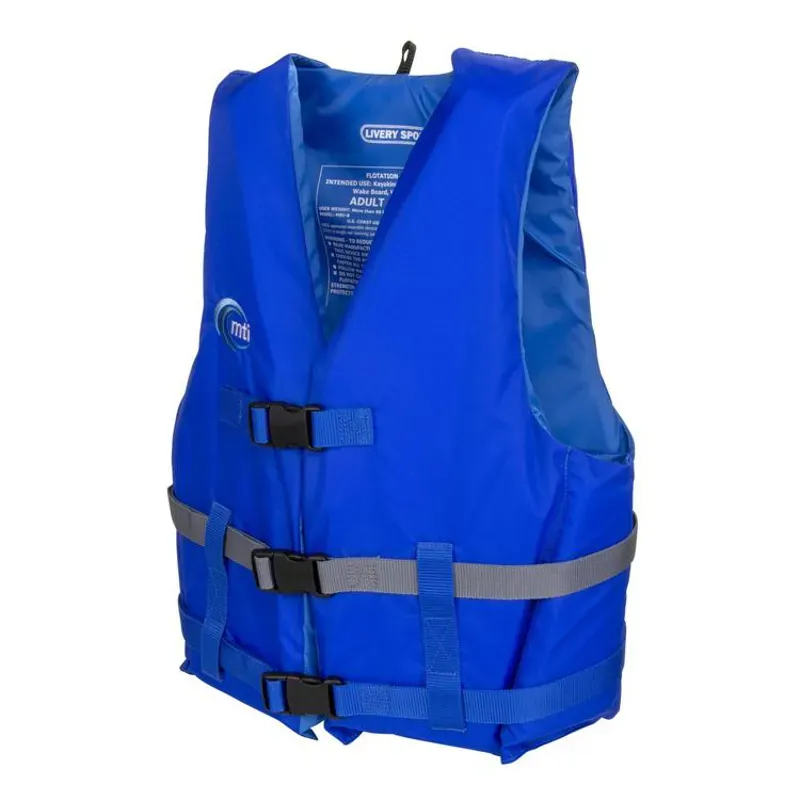 Mustang Survival Livery Foam Vest in Blue-4