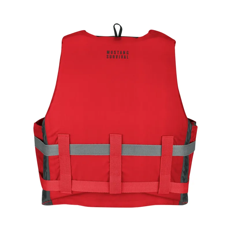 Mustang Survival Livery Foam Vest in Red-3