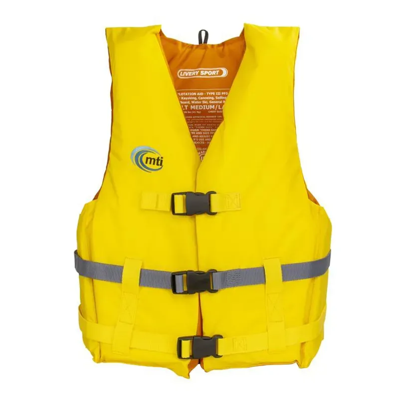 Mustang Survival Livery Foam Vest in Yellow-4