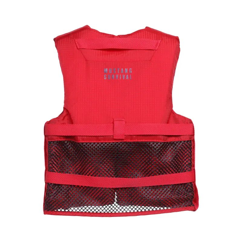 Mustang Survival Youth Rev Foam Vest in Red-2