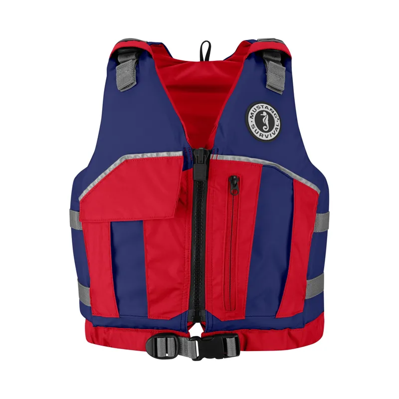 Mustang Survival Youth Reflex Foam Vest in Navy/Red