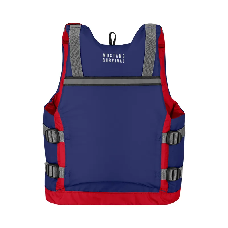 Mustang Survival Youth Reflex Foam Vest in Navy/Red-3
