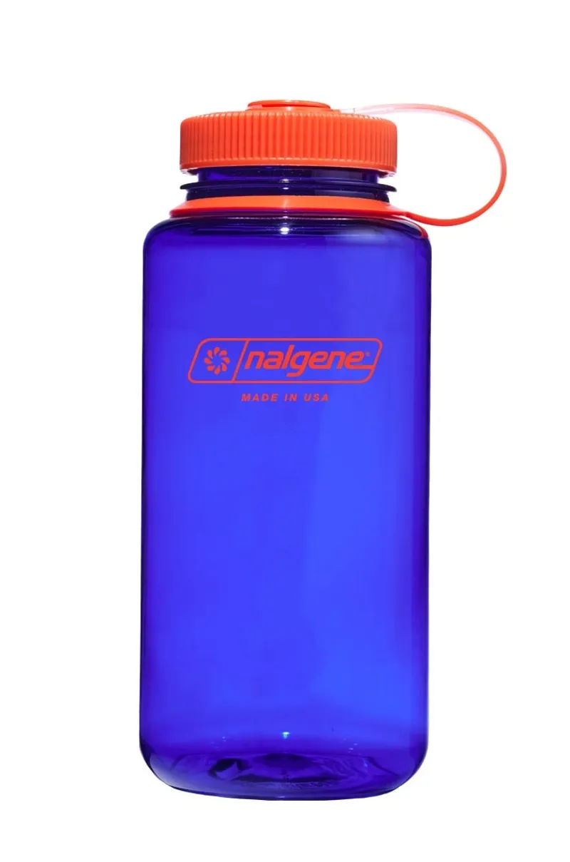 Nalgene Wide Mouth Sustain Water Bottle 32oz in Cerulean