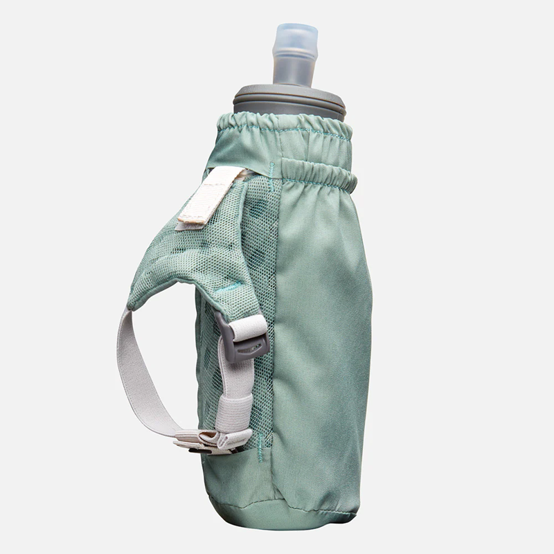 Nathan Pinnacle 14oz Soft Flask in Sage/Reflective Silver-1