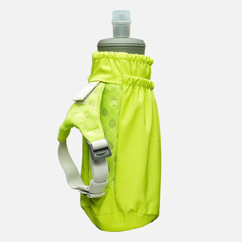 Nathan Pinnacle 14oz Soft Flask in Lime/Reflective Silver-1