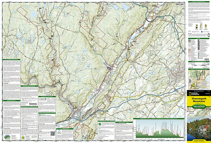 National Geographic Shawangunks Mountains Map-1