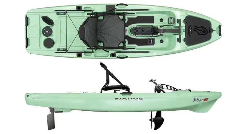 Native Watercraft Slayer Propel 10 LTE Kayak in Andros Green