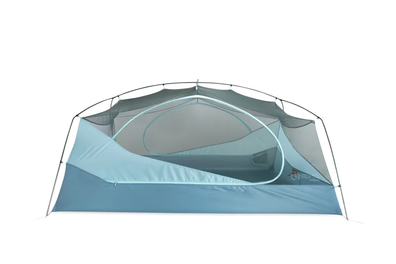 Nemo Aurora 2 Person Backpacking Tent and Footprint in Frost Silt-2