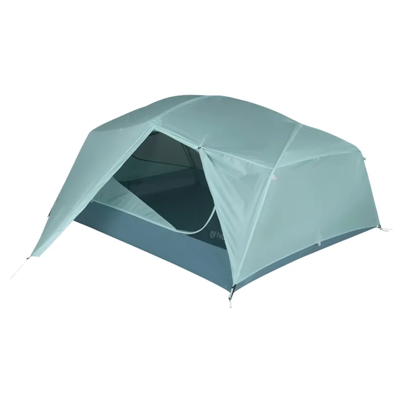 Nemo Aurora 3P Backpacking Tent with Footprint in Frost-3