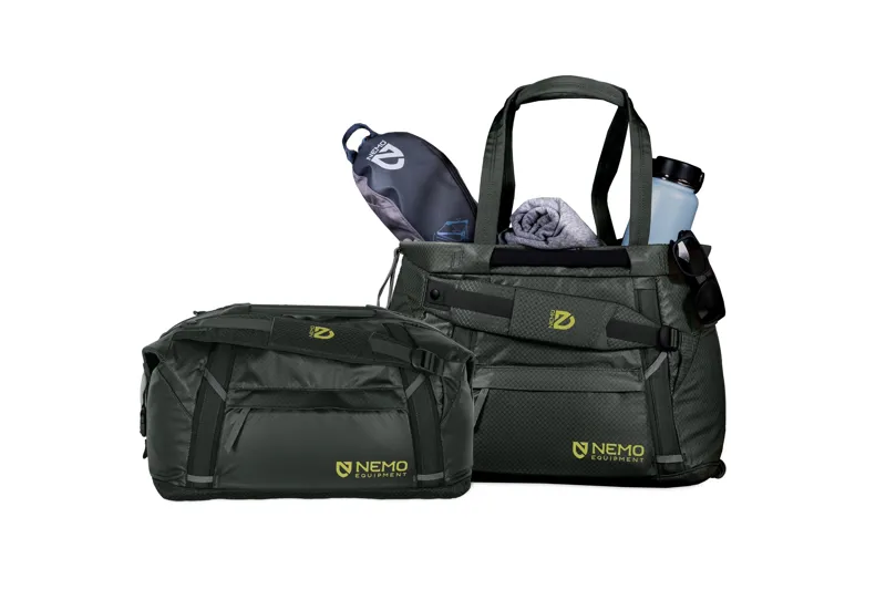Nemo Double Haul 30L Convertible Duffel Bag in Black-1