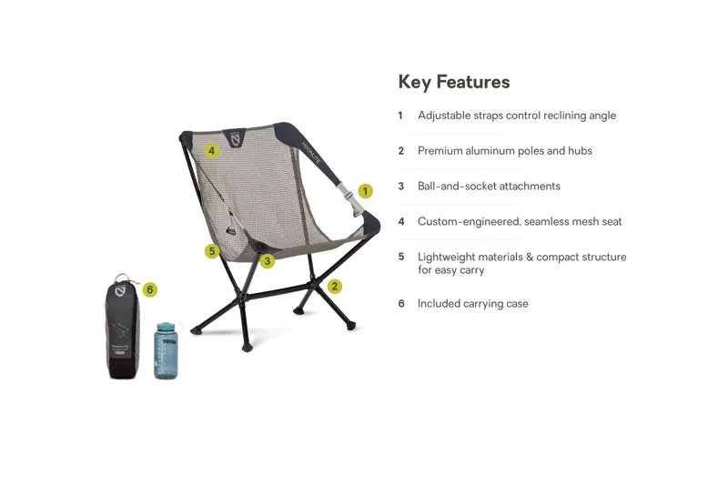 Nemo Moonlite Reclining Camp Chair in Smokey Olive-4