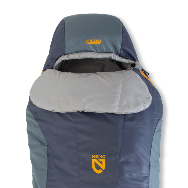 Nemo Tempo 20 Degree Sleeping Bag Regular in Gray/Titanium-3