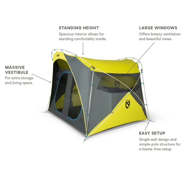 Nemo Wagontop 4 Person Tent - Repaired-7