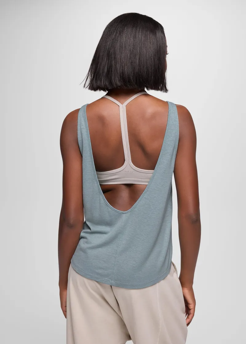Prana Women's New Moon Tank in Saltwater-1