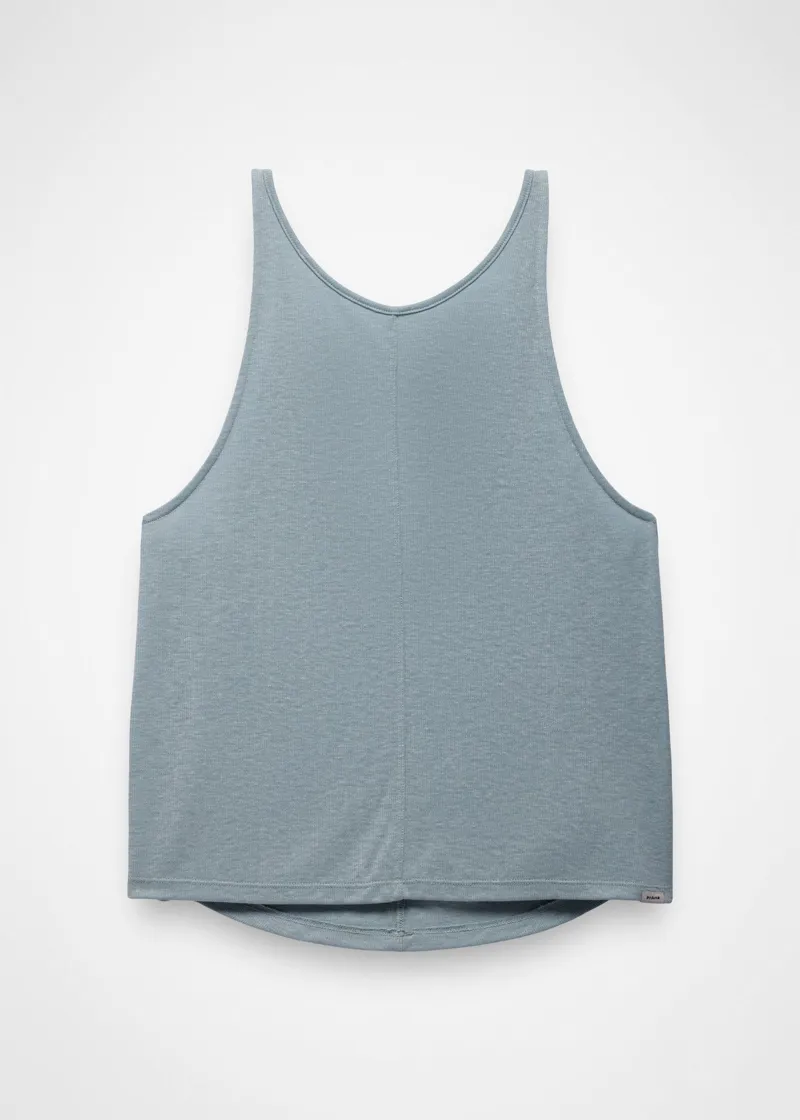 Prana Women's New Moon Tank in Saltwater-3